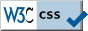 W3C CSS valid checkmark