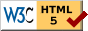 W3C HTML5 valid checkmark